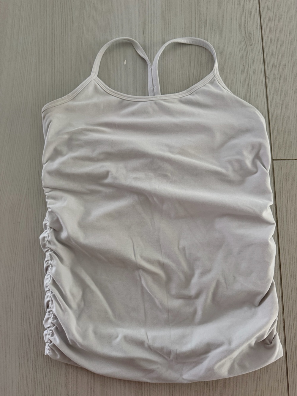 Beyond the Bump Maternity White Stretchy Maternity Chemise S